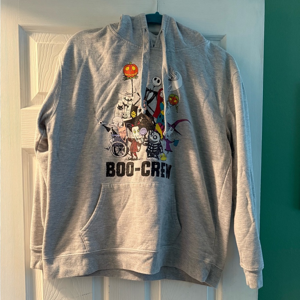 Disney Heather Gray Cotton-Blend Sweatshirt XL